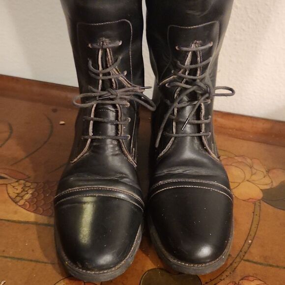 Imperial by Marlborough Equestrian Riding Boots Made in England UK 4.5 - Picture 7 of 13